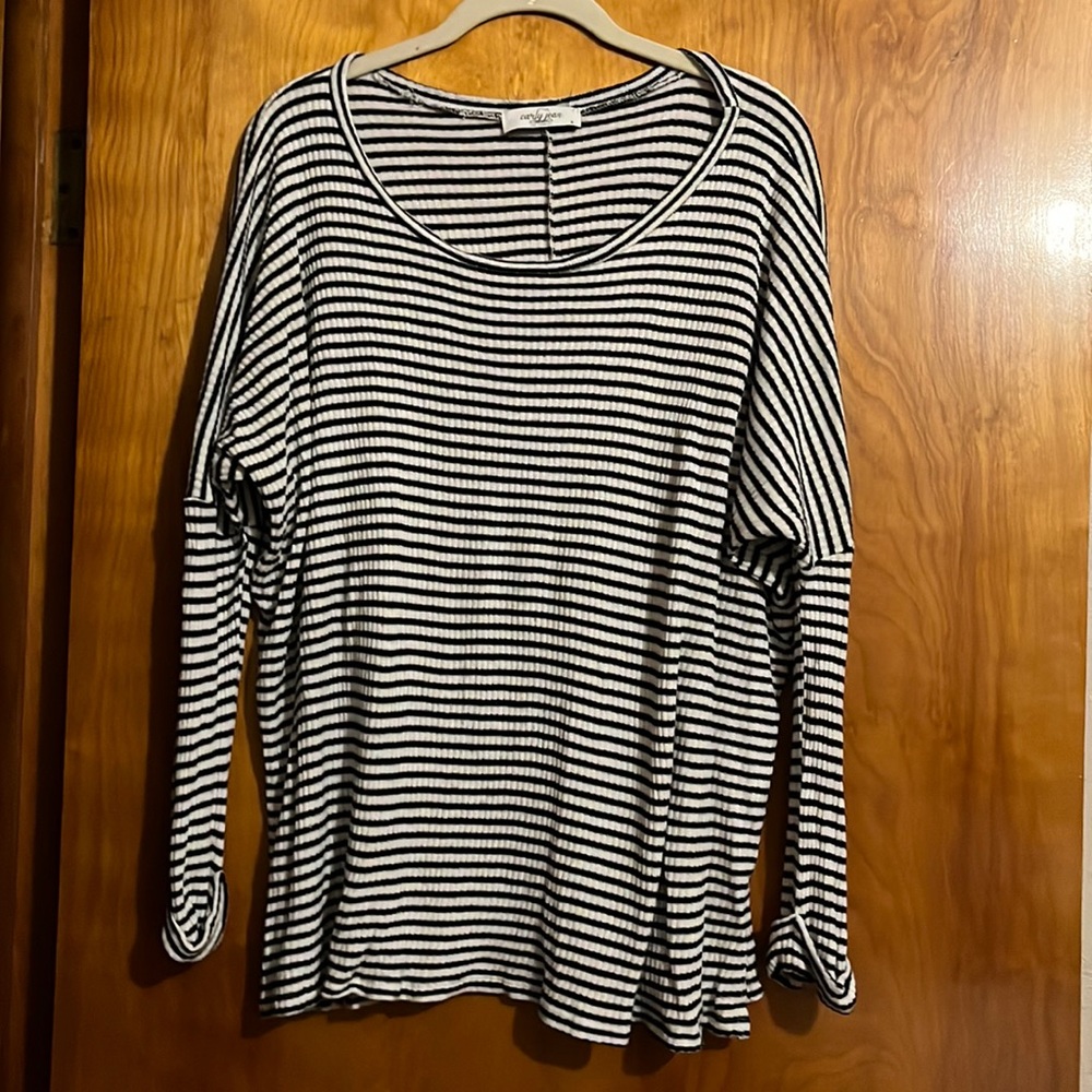 CJLA paisley stripe top